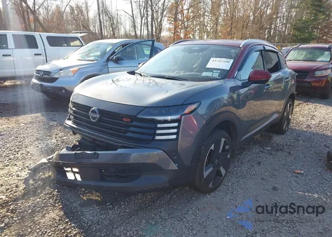 2025 Nissan Kicks Sr Intelligent Awd из США, поврежденный, VIN 3N8AP6DD4SL442113